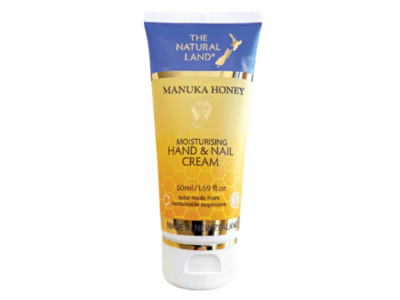 The Natural Land Moisturizing Hand & Nail Cream, Manuka Honey, 1.69 fl oz/50 mL