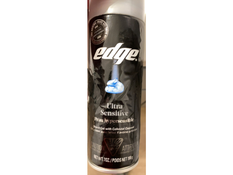 Edge Shave Gel Ultra Sensitive, Fragrance Free, 7 oz