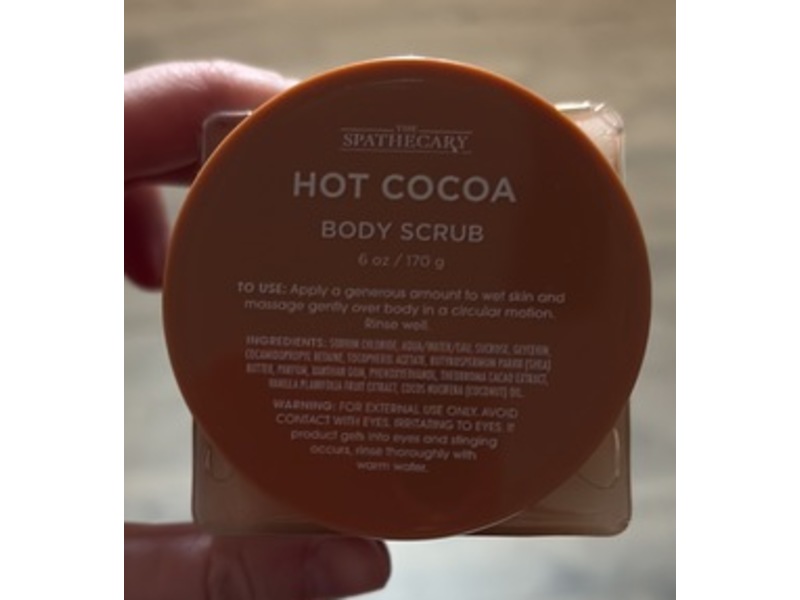 The Spathecary Body Scrub, Hot Cocoa, 6 oz/170 g