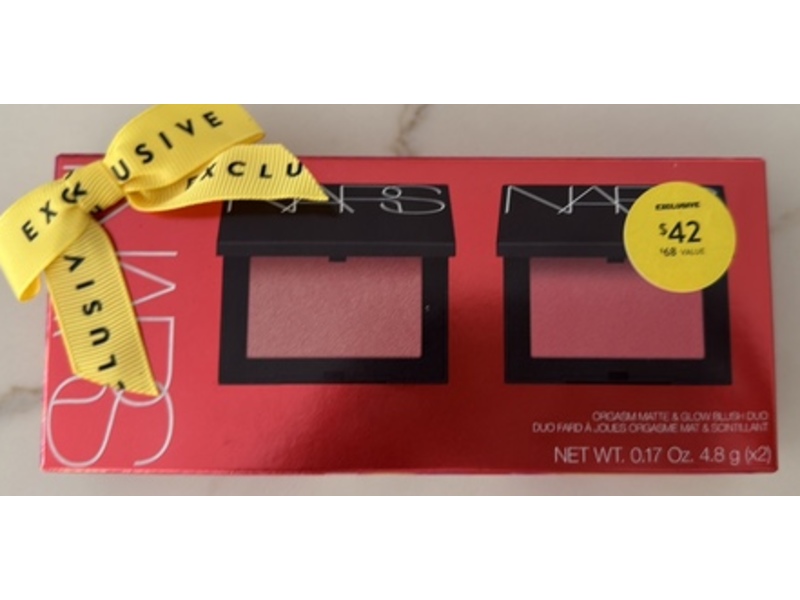 NARS Orgasm Matte & Glow Blush Duo, Orgasm 777 + Orgasm Edge 778, 0.17 oz/4.8 g