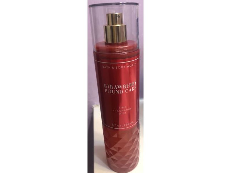 Bath & Body Works Fine Fragrance Mist, Strawberry Pound Cake, 8 fl oz/236 mL