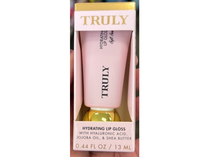 Truly Hydrating Lip Gloss, Rosy Pink, 0.44 fl oz/13 mL