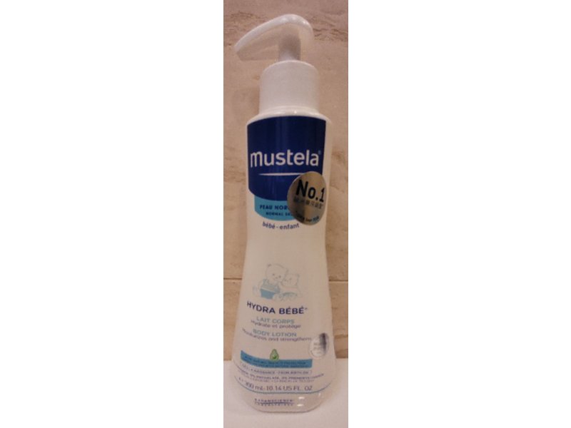 Mustela Hydra Bebe Body Lotion, Natural Avocado Perseose, 10.14 fl oz/300 ml