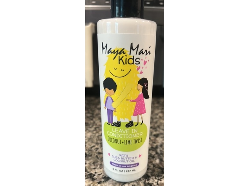 Maya Mari Kids Leave In Conditioner, Shea Butter & Coconut Oil, 8 fl oz/237 mL