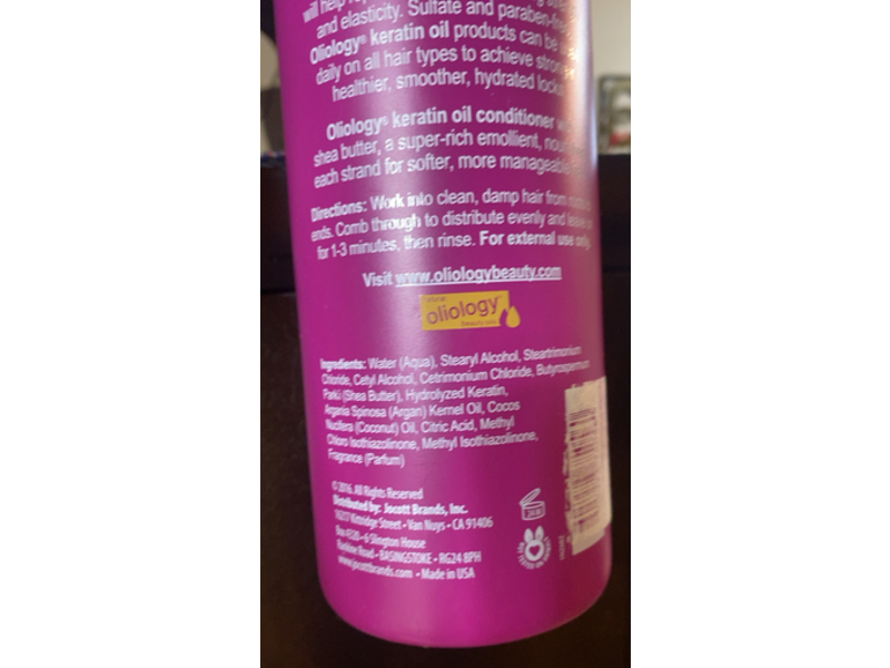 Oliology Smoothing Conditioner, Keratin Oil, 32 fl oz/946 mL