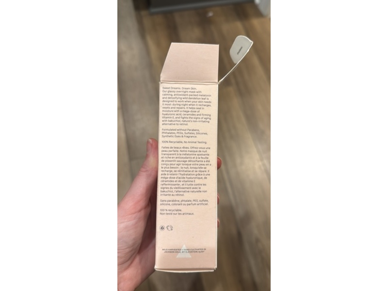 Alpyn Beauty Calming Midnight Mask, Melatonin & Wild Dandelion, 2 fl oz/59 mL