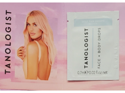 Tanologist Self Tan Face & Body Drops, Medium, 0.02 fl oz/0.7 mL