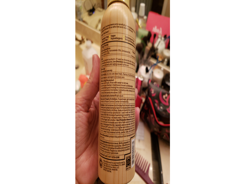 Sun Bum Moisturizing Sunscreen Spray SPF 70, 6 fl oz