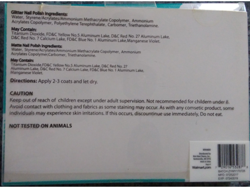 Just 4 Girls Nail Polish Set, 0.14 fl oz/4 mL