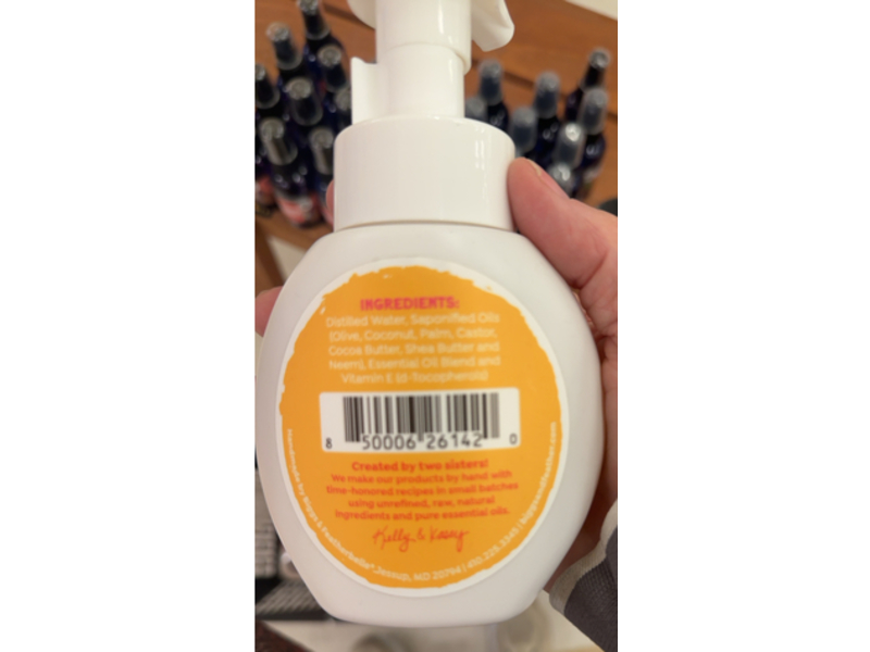 Biggs & Featherbelle Foaming Hand Soap, Lime & Grapefruit, 8 fl oz/236 mL