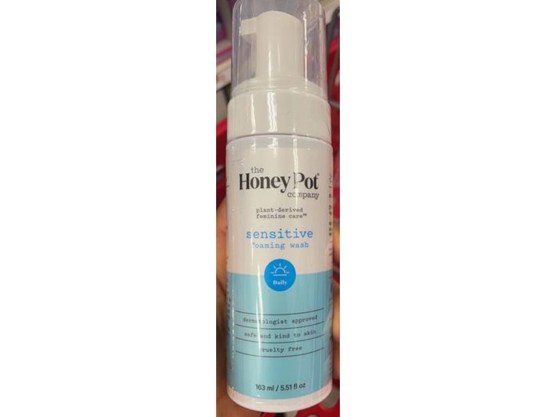 The Honey Pot Company Daily Foaming Wash, Sensitive, 5.51 fl oz/163 mL