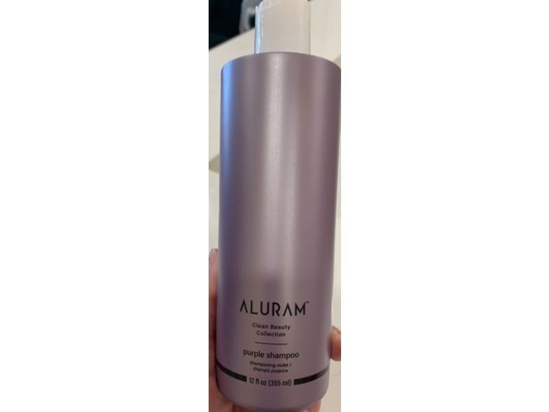 Aluram Clean Beauty Purple Shampoo, 12 fl oz/355 mL