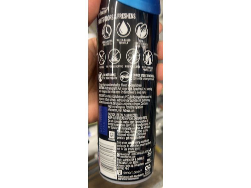 Febreze Unstopables Air Mist, Breeze, 8.8 oz/250 g