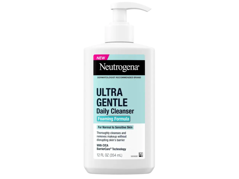 Neutrogena Ultra Gentle Daily Cleanser , Foaming Formula, Normal To Sensitive Skin, 12 fl oz/354 mL