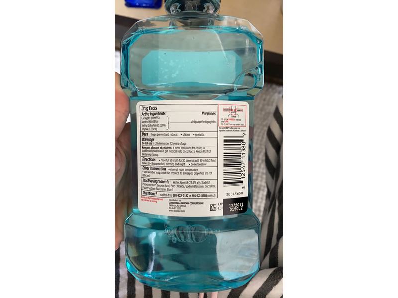 Listerine Gum Therapy Antiseptic Mouthwash, Glacier Mint, 500 mL, Pack Of 6