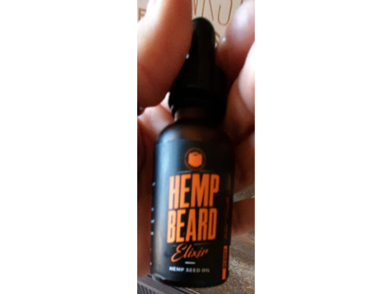 Wild Willies Hemp Beard Elixir, Wild Vanilla Spice, 1 fl oz/29.57 mL