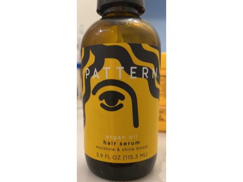 Pattern Argan Oil Hair Serum, Moisture & Shine Boost, 3.9 fl oz/115.3 mL