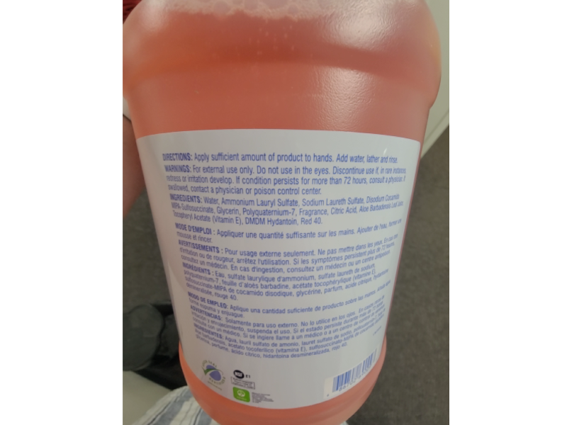 Health Guard Foaming Luxury Hand Soap, Aloe & Vitamin E, 3.785 L