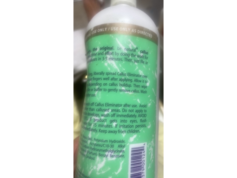 Be Natural By ProLinc Callus Eliminator, Fresh Orange, 34 fl oz/1.02 L