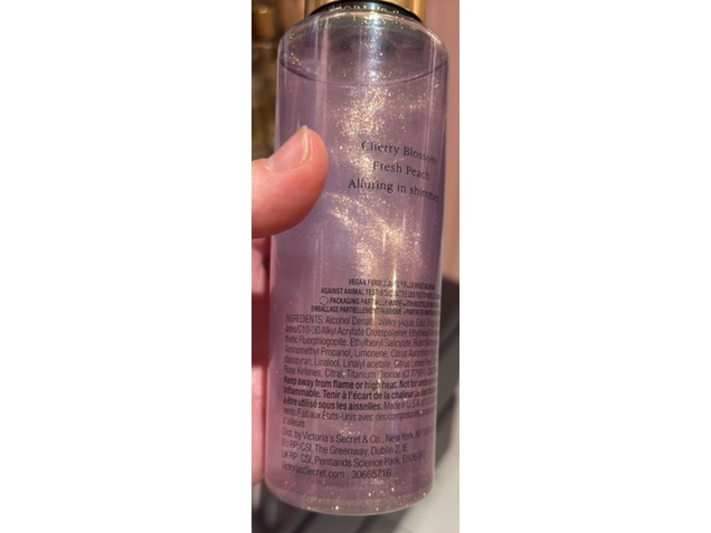 Victoria's Secret Shimmer Fragrance Mist, Love Spell Shimmer, 8.4 fl oz/250 mL