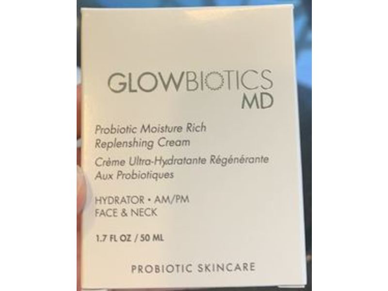 Glowbiotics Md Probiotic Moisture Rich Replenishing Cream, 1.7 fl oz/50 mL