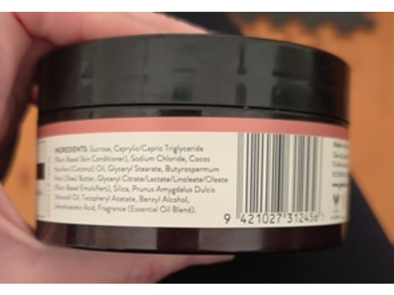 Glow Lab Body Scrub, Coconut Sugar, 6.76 fl oz/200 mL