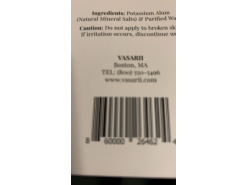 nakd. Thai Crystal Deodorant Spray Set, Natural Mineral Salt, 8.45 fl oz/250 mL & 3.3 fl oz/100 mL