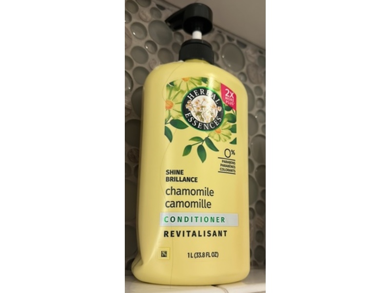 Herbal Essences Shine Brilliance Revitalisant Conditioner, Chamomile, 33.8 fl oz/1 L