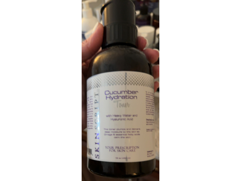 Skin Script Cucumber Hydration Toner, 16 oz/480 mL