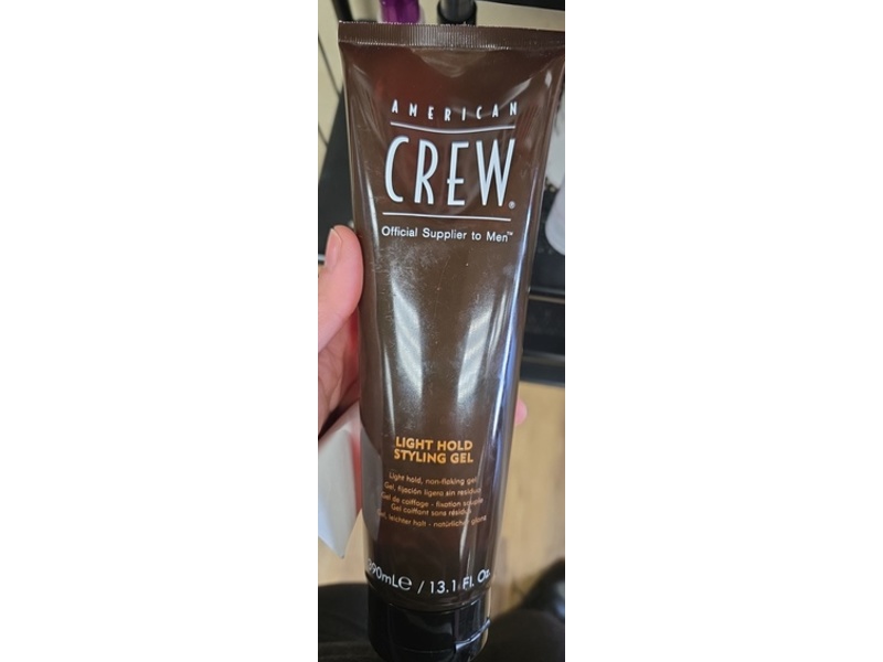 American Crew Men's Light Hold Styling Gel, 13.1 fl oz/390 mL