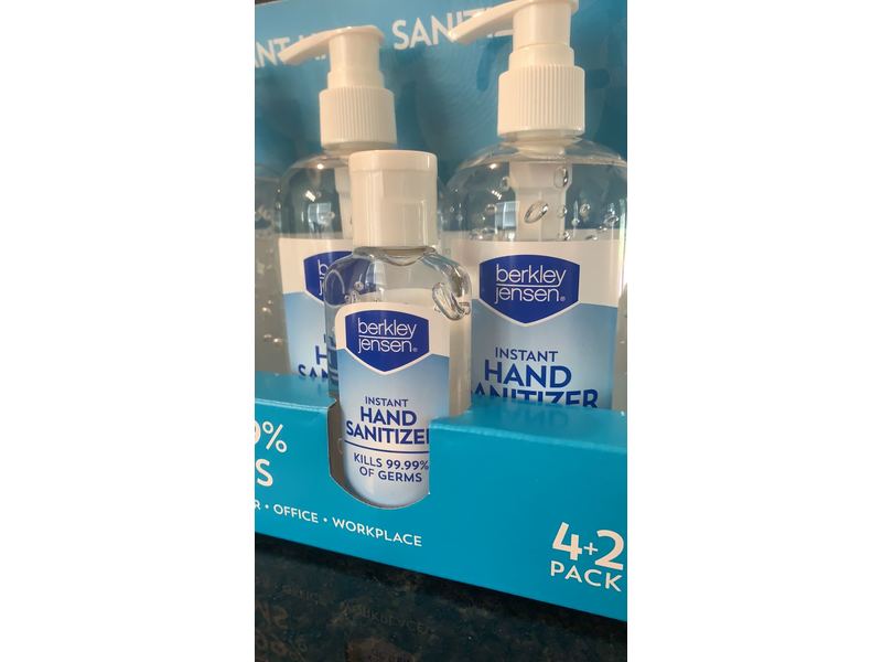 Berkley Jensen Instant Hand Sanitizer, 12 fl oz, Pack Of 4