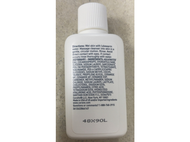 CeraVe Foaming Facial Cleanser, For Normal To Oily Skin