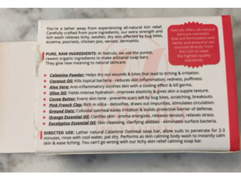 Natrulo Calamine Anti-tch Soap, 4 oz