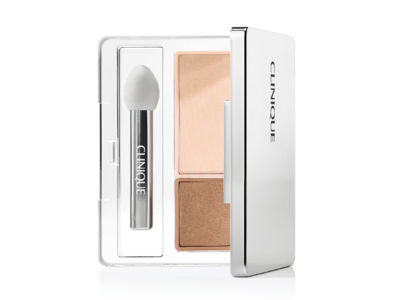 Clinique All About Shadow Duo, 04 Ivory Bisque, 0.07 oz/2.2 g