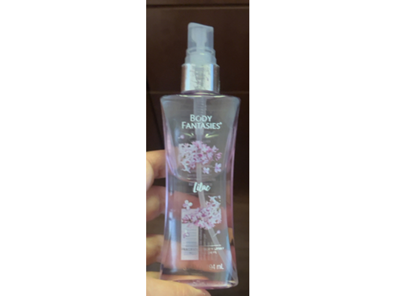 Body Fantasies Fragrance Body Spray, Lilac, 3.2 fl oz/94 mL