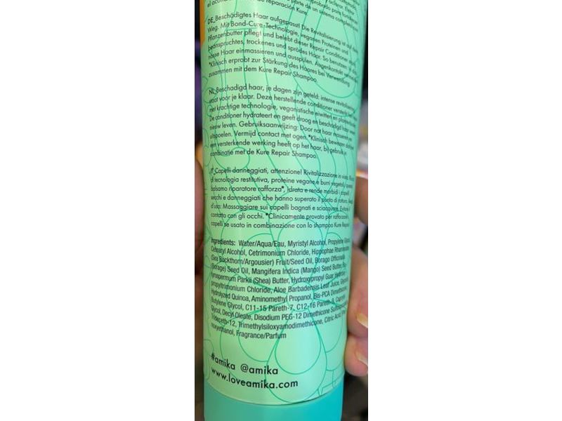 Amika The Kure Bond Repair Conditioner, 8.45 fl oz/250 mL