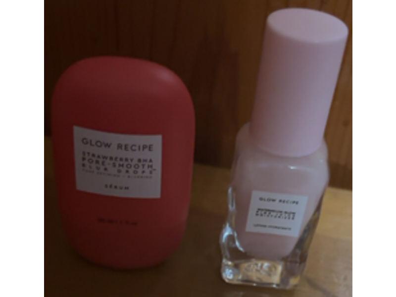 Glow Recipe Strawberry BHA Pore-Smooth Blur Drops & Watermelon Glow Pink Juice Moisturizer