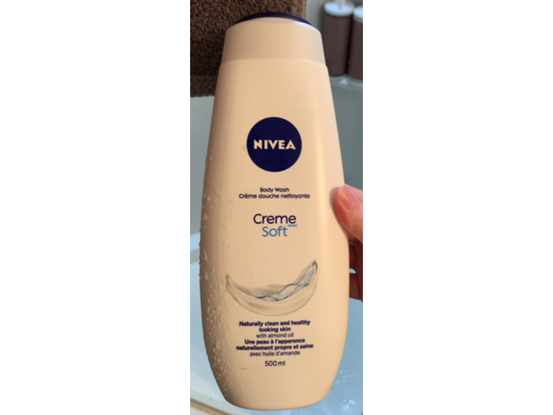 Nivea Creme Soft Body Wash, Almond Oil, 500 mL
