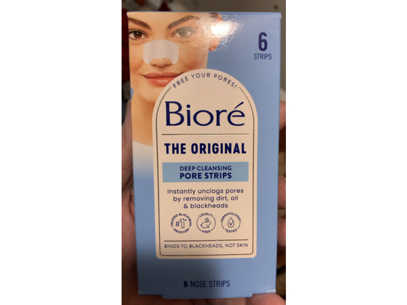 Biore The Original Deep Cleansing Pore Strips, 6 Count