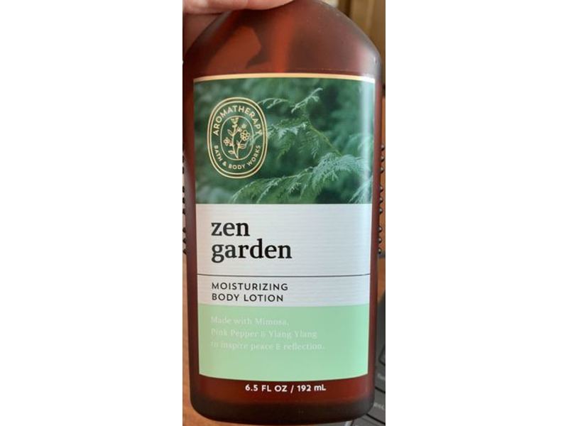Bath & Body Works Zen Garden Moisturizing Body Lotion, Aromatherapy, 6.5 fl oz/ 192 mL