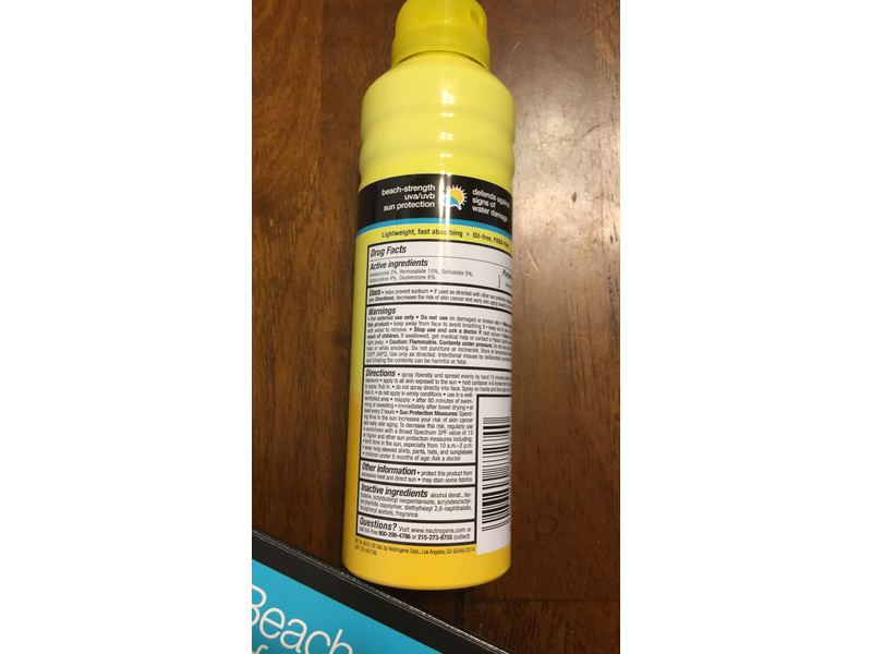 Neutrogena Beach Defense Broad Spectrum SPF 70 Sunscreen Spray, 6.5 oz