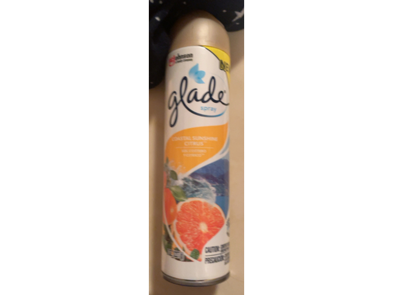 Glade Air Freshener Spray, Coastal Sunshine Citrus, 8 oz/227 g