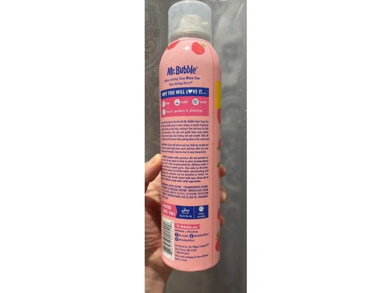 Mr.Bubble Foam Soap, Candy Apple, 8 oz/226.8 g