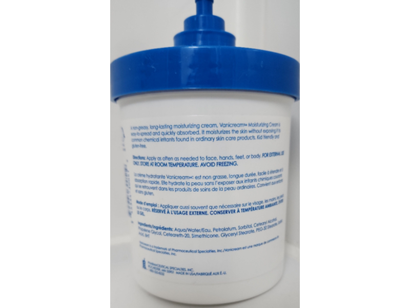 Vanicream Moisturizing Face & Body Cream, 453 g