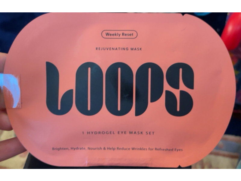 Loops Rejuvenating Hydrogel Eye Masks Set, 0.5 g/0.176 oz