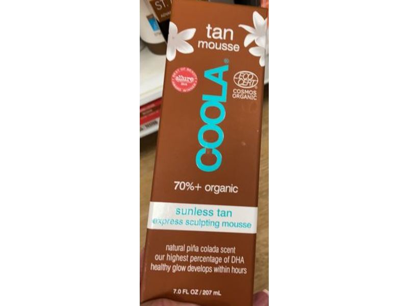 Coola Suncare Sunless Tan Express Sculpting Mousse, 7 fl oz/207 mL