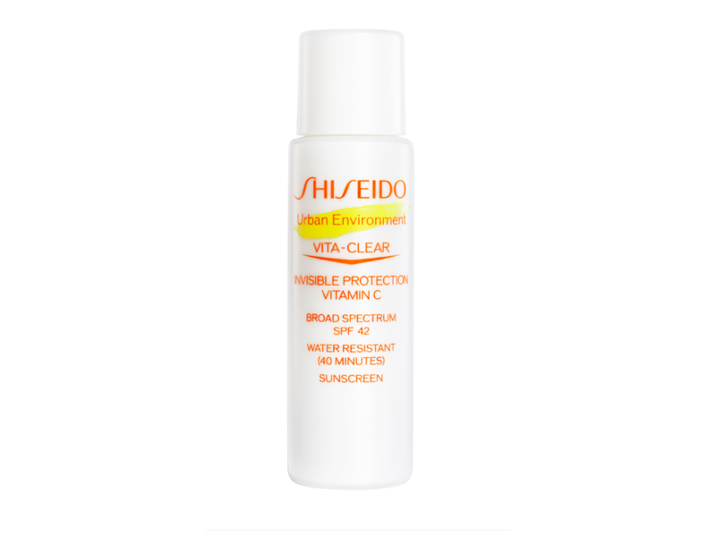 Shiseido Urban Environment Invisible Protection Sunscreen, SPF 42, Broad Spectrum, 0.23 oz/7 mL