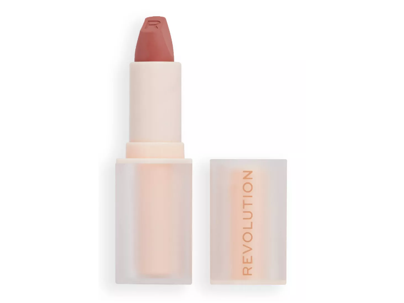 Makeup Revolution Lip Allure Soft Satin Lipstick, Wifey Dusky Pink, 0.11 oz/3.2 g