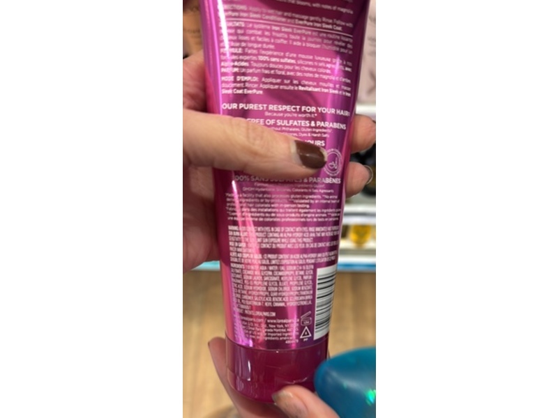 L'Oreal Paris Iron Sleek Intensive Smoothing Shampoo, 6.8 fl oz/200 mL