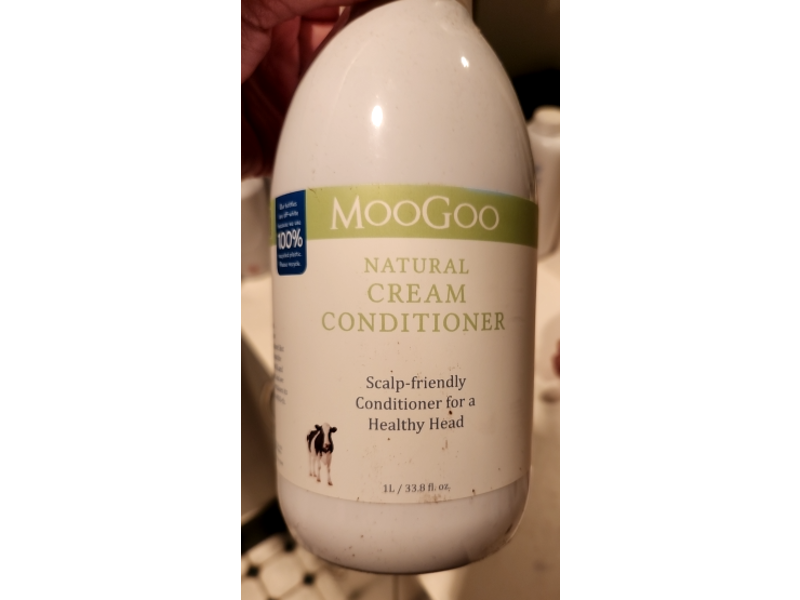 MooGoo Natural Cream Conditioner, 33.8 fl oz/1 L
